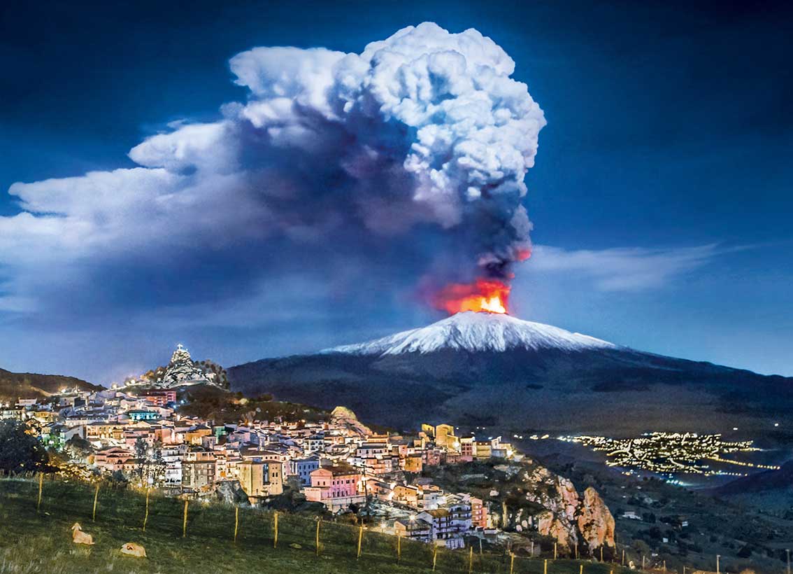 Etna Yanardağı Denize Çökebilir Psikopatoloji Bilimi